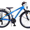 Volare Cross Kinderfiets - Jongens - 24 inch - Blauw - 18 versnellingen - Twee handremmen
