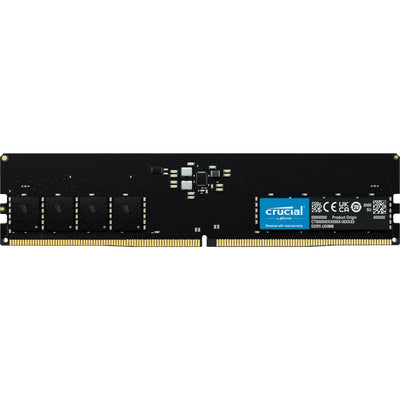 Crucial 16 gb ddr5-4800 werkgeheugen (zwart, ct16g48c40u5)