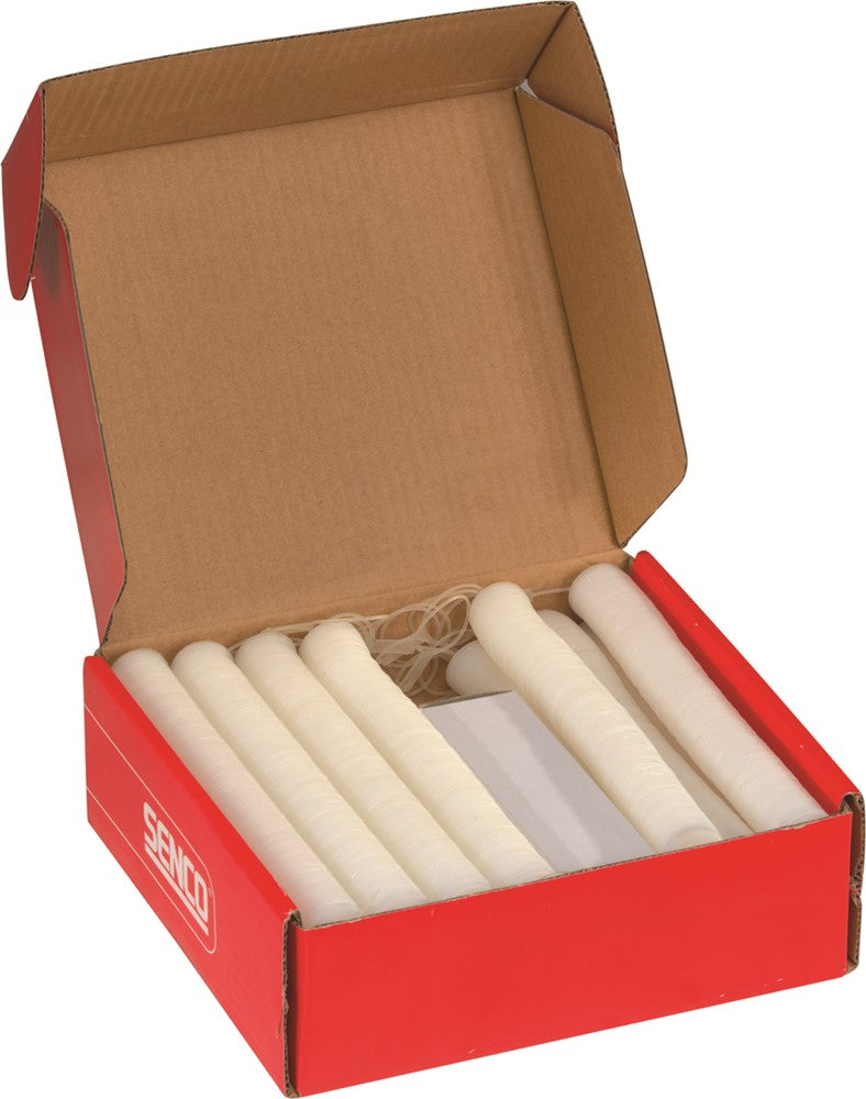 Senco rozetten dia 25mm. en nieten 16 mm. gegalvaniseerd - m004092