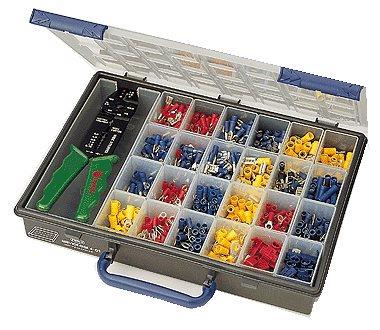 Tirex kabelschoenassortiment geïsoleerd 360-delig met tang