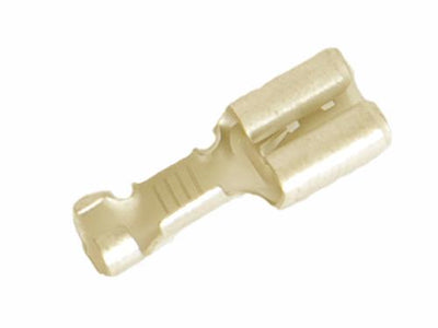 Tirex kabelschoen ongeisol.6.3x0.8 female+weerh. (doos 25)