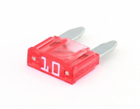 Tirex mini steekzekering 10a rood (doosje 25)