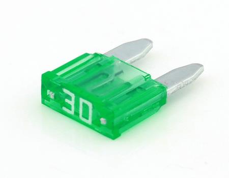 Tirex mini steekzekering 30a groen (doosje 25)