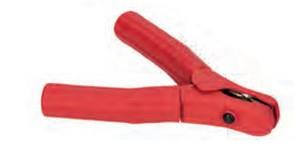 Tirex acculaadklem 600a rood geïsoleerd