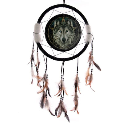 Lisa parker dromenvanger - wolf hoofd 33cm