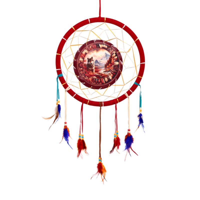 Herfst wolf dromenvanger 33cm