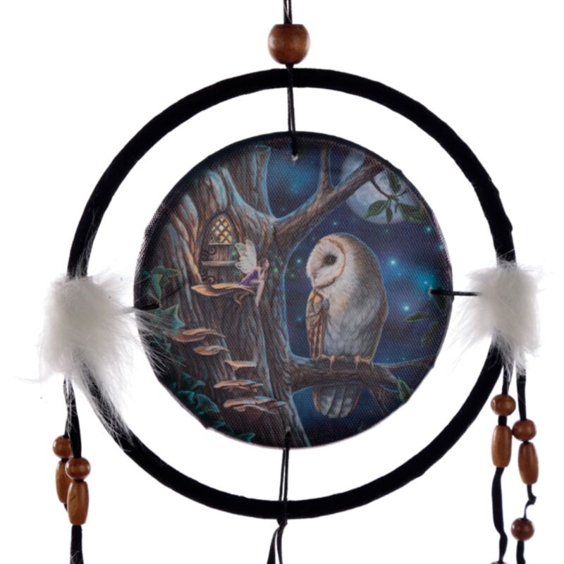 Lisa parker sprookjes uil fee dromenvanger 16cm