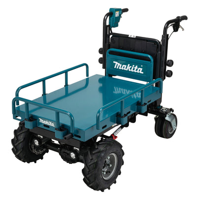 Makita dcu601z lxt 2x18 v accu transporter met schaarlift | zonder accu en lader | in krat - dcu601z
