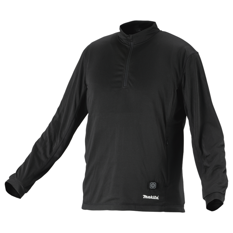 Makita verwarmd ondershirt met rits m - dcx201bm