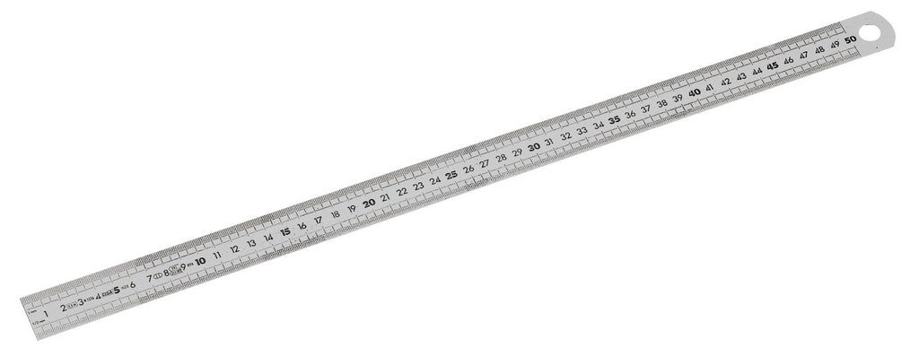 Facom halfstijve rvs-linialen lang model - enkelzijdig 300 mm - dela.1056.300