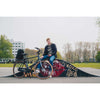 Steco monkey-mee bagagedragerverbreder met spanband zwart