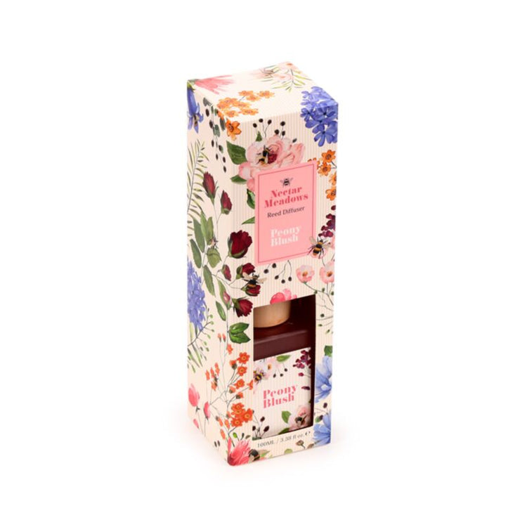 Nectar meadows pioenroos 100ml geurstokjes