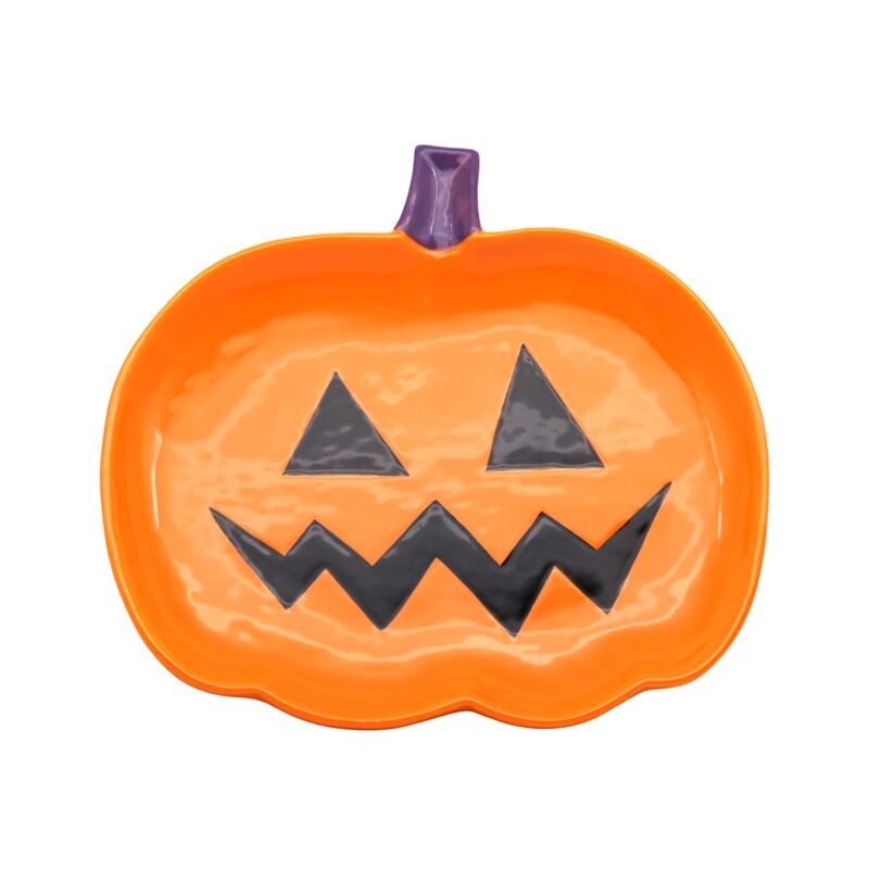 Spooky pompoen keramiek schaaltje