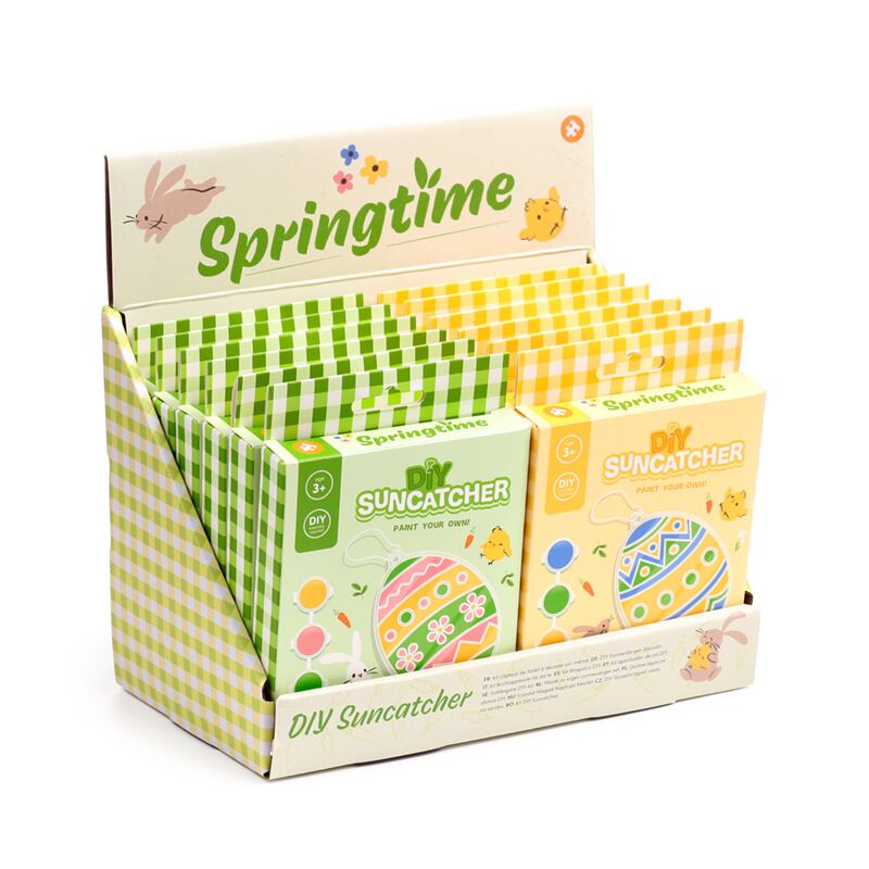 Springtime lente paasei verf-het-zelf suncatcher