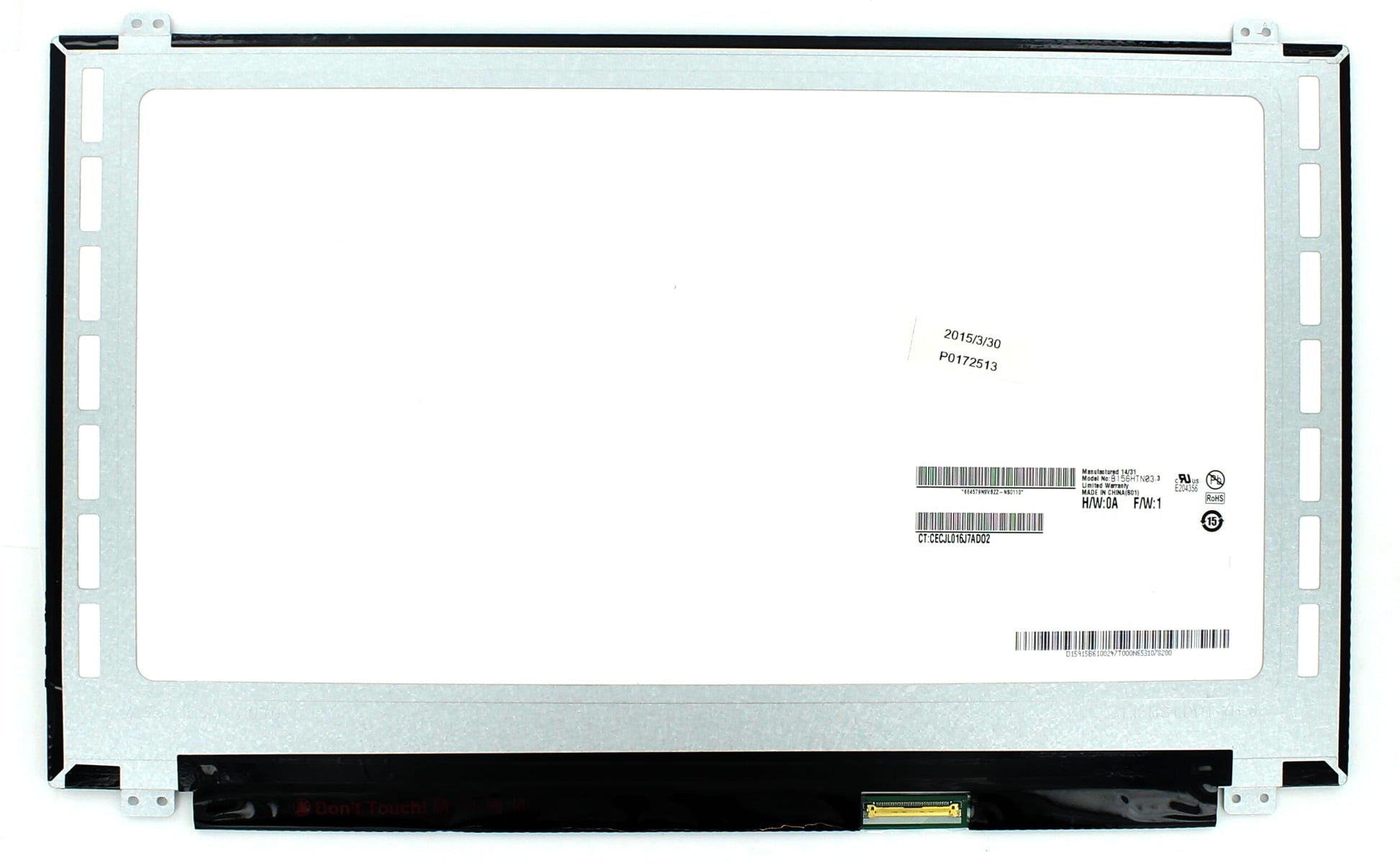 Oem 15.6 inch lcd scherm 1920x1080 glans 40pin