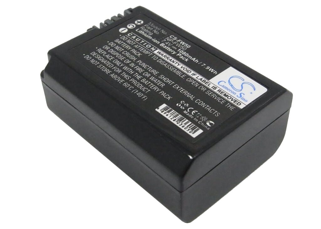 Digitale camera accu 7.4v 1080mah li-ion voor sony