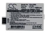 Blu-basic digitale camera accu 7.4v 1080mah li-ion voor canon