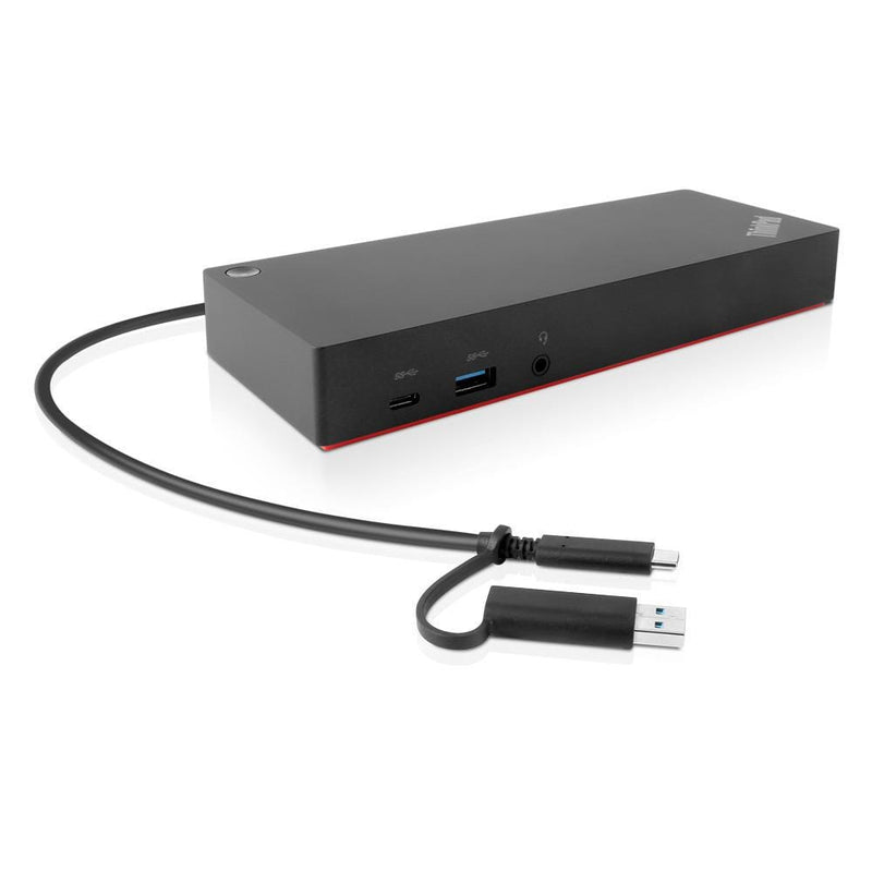 Lenovo hybrid dock 135w dockingstation (zwart)
