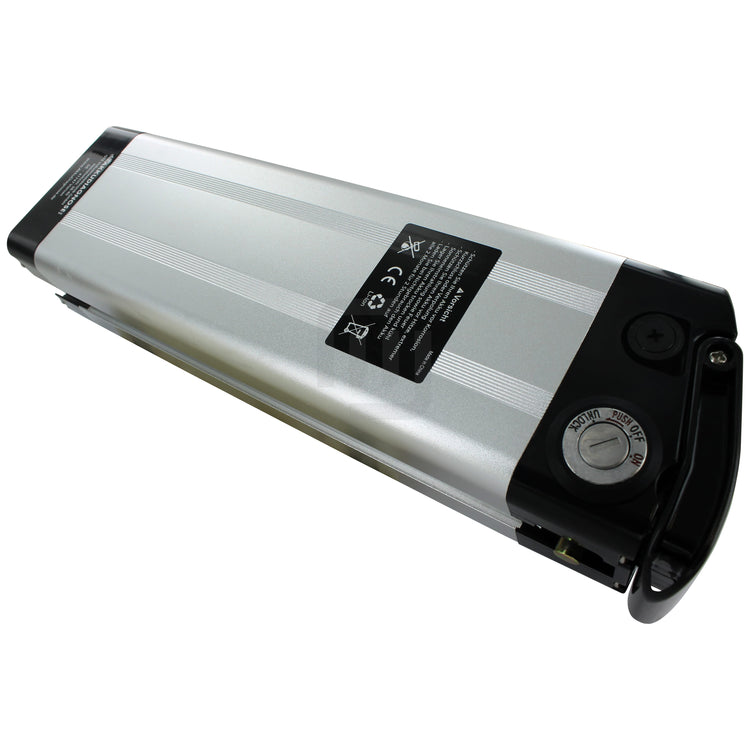 Phylion compatible fietsaccu 36 37v 14.5ah silverfish (zilver)