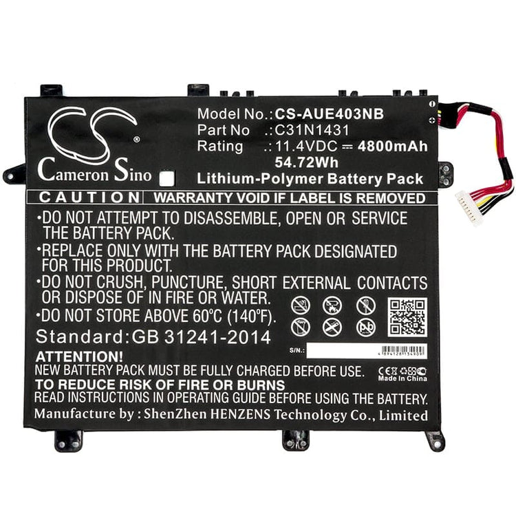 Replacement Laptop accu 4800mAh