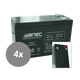Yanec ups batterij vervangingsset rbc24 (excl. kabels)