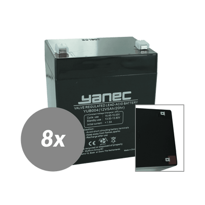 Yanec ups batterij vervangingsset rbc121 (excl. kabels)