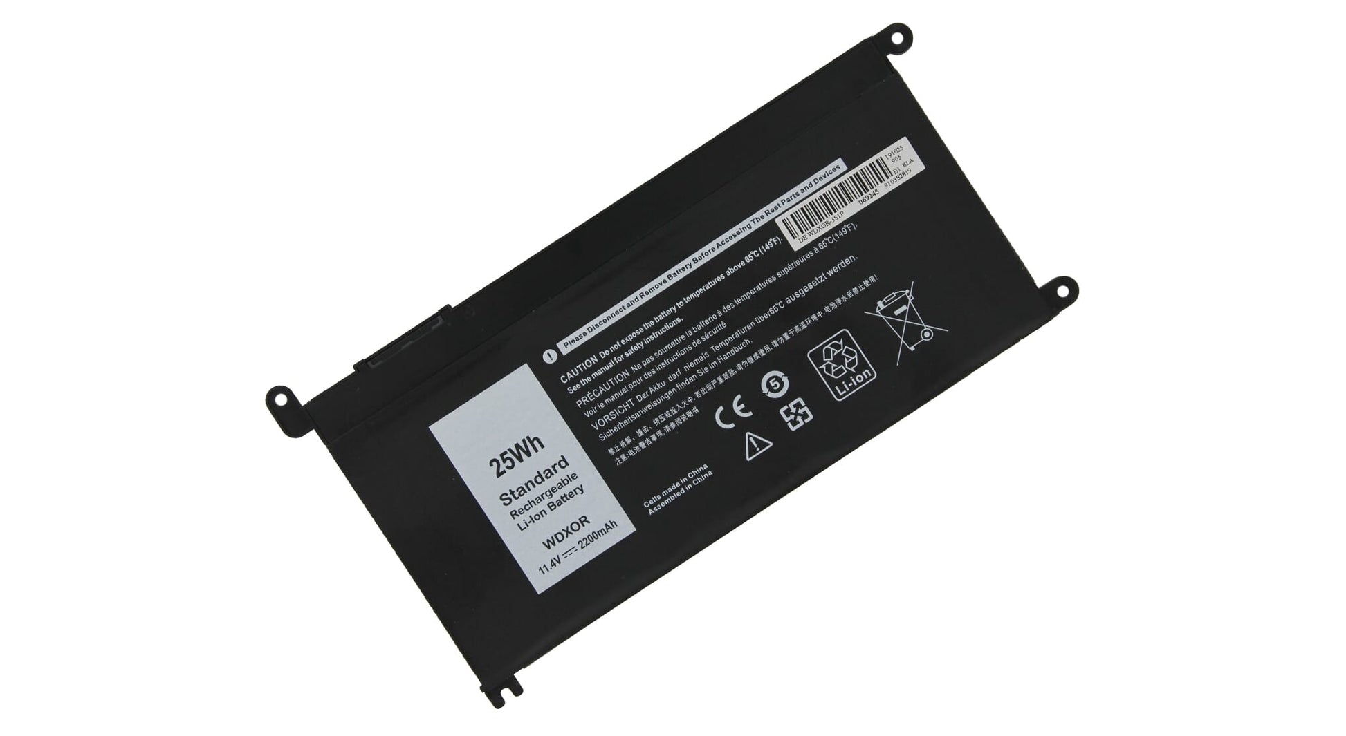 Replacement parts laptop accu 2100mah