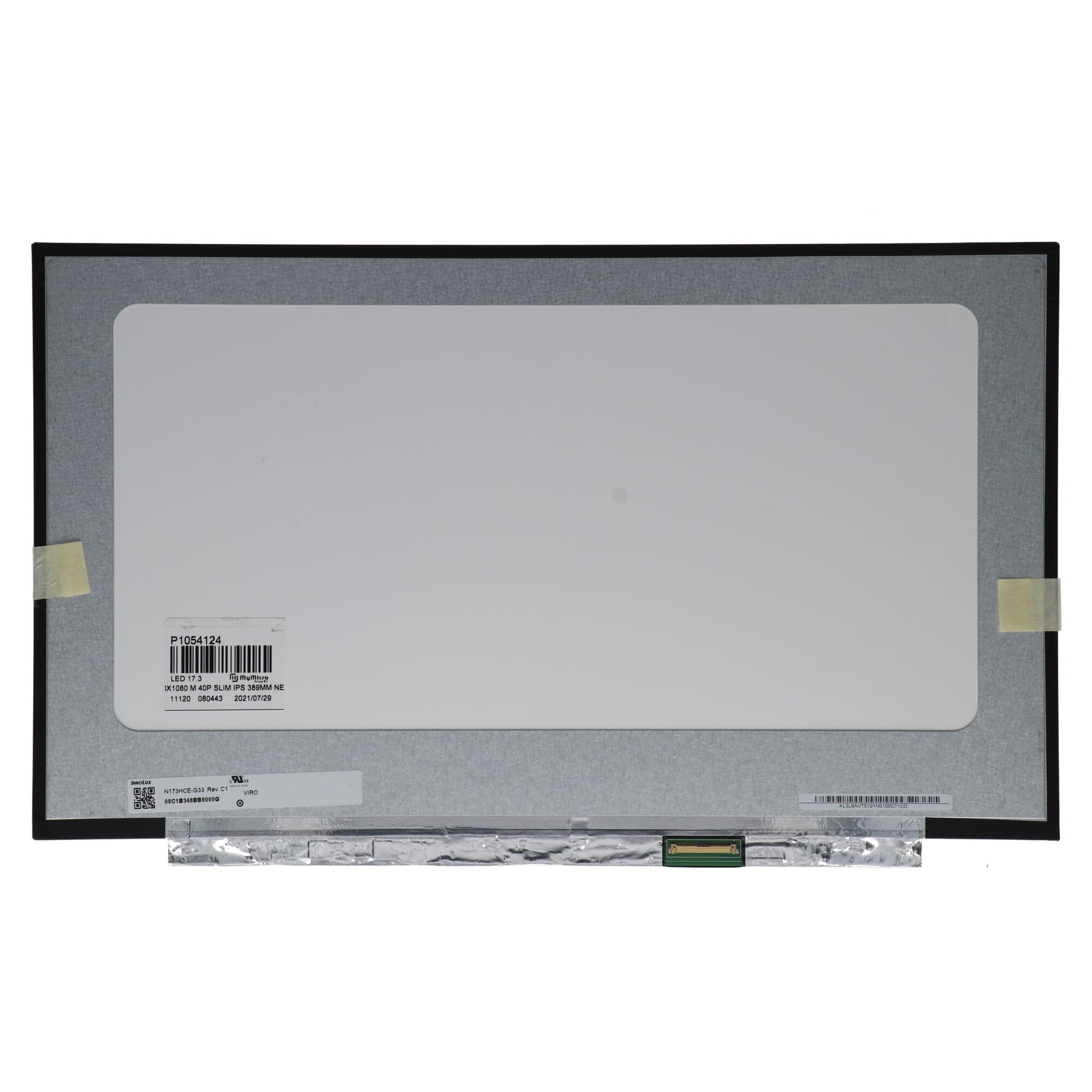 17.3 inch lcd scherm 1920x1080 mat 40pin edp, ips, 144hz