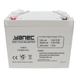 Yanec gel accu 12v 80ah - afbeelding 2