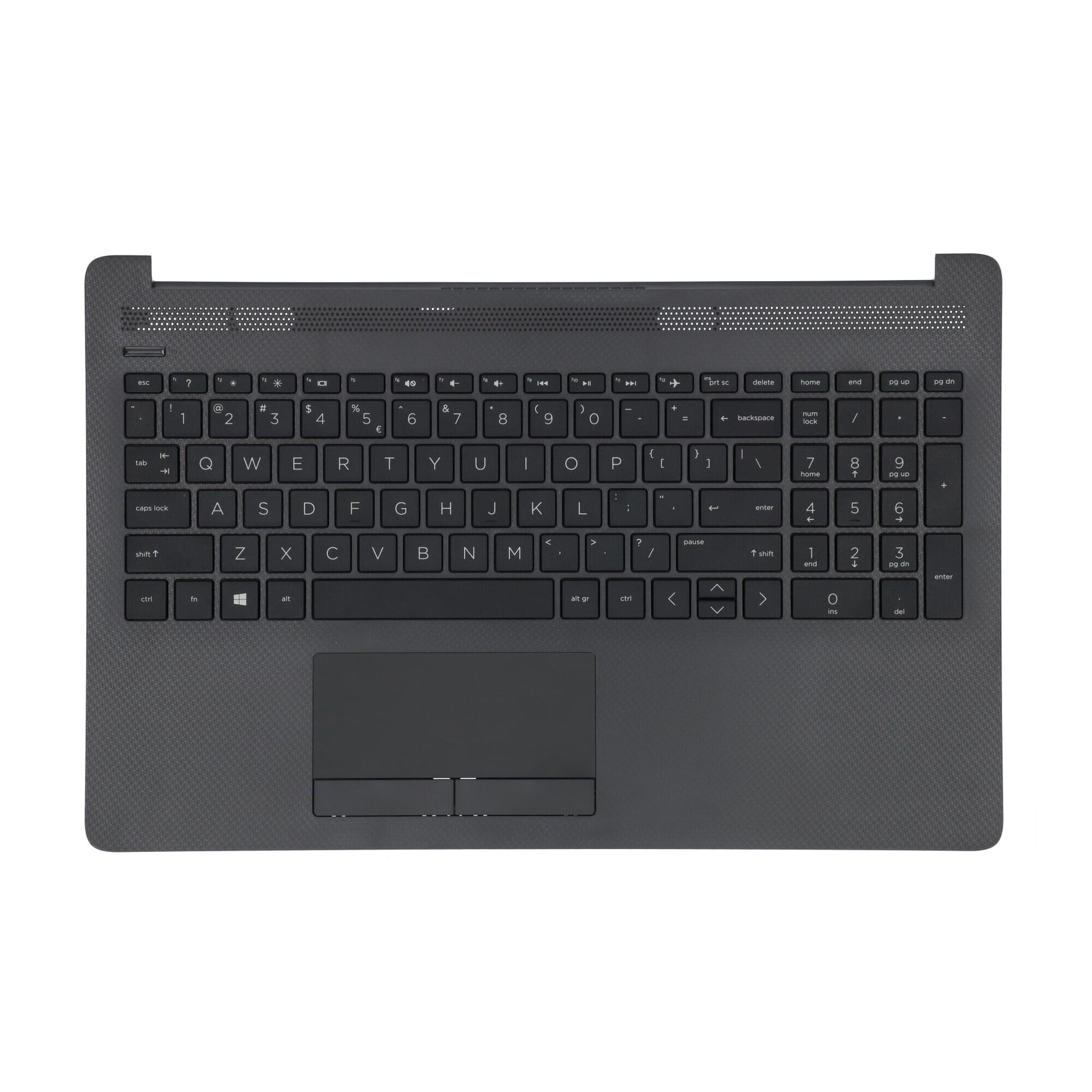 Ty hp laptop toetsenbord qwer us + top cover - zwart