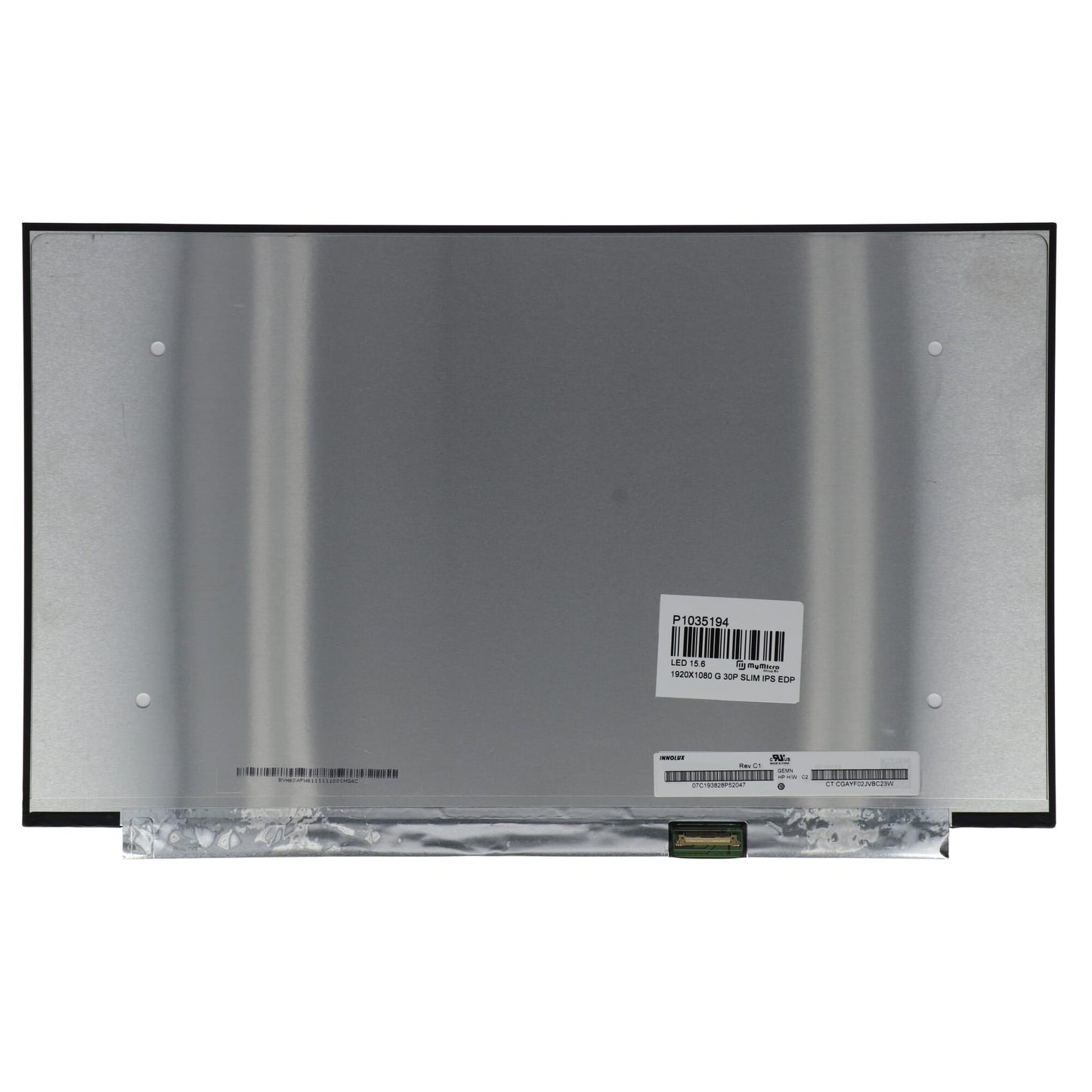 15.6 inch lcd scherm 1920x1080 glans 30pin edp, ips