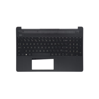 Ty hp laptop toetsenbord qwer us + top cover - grijs