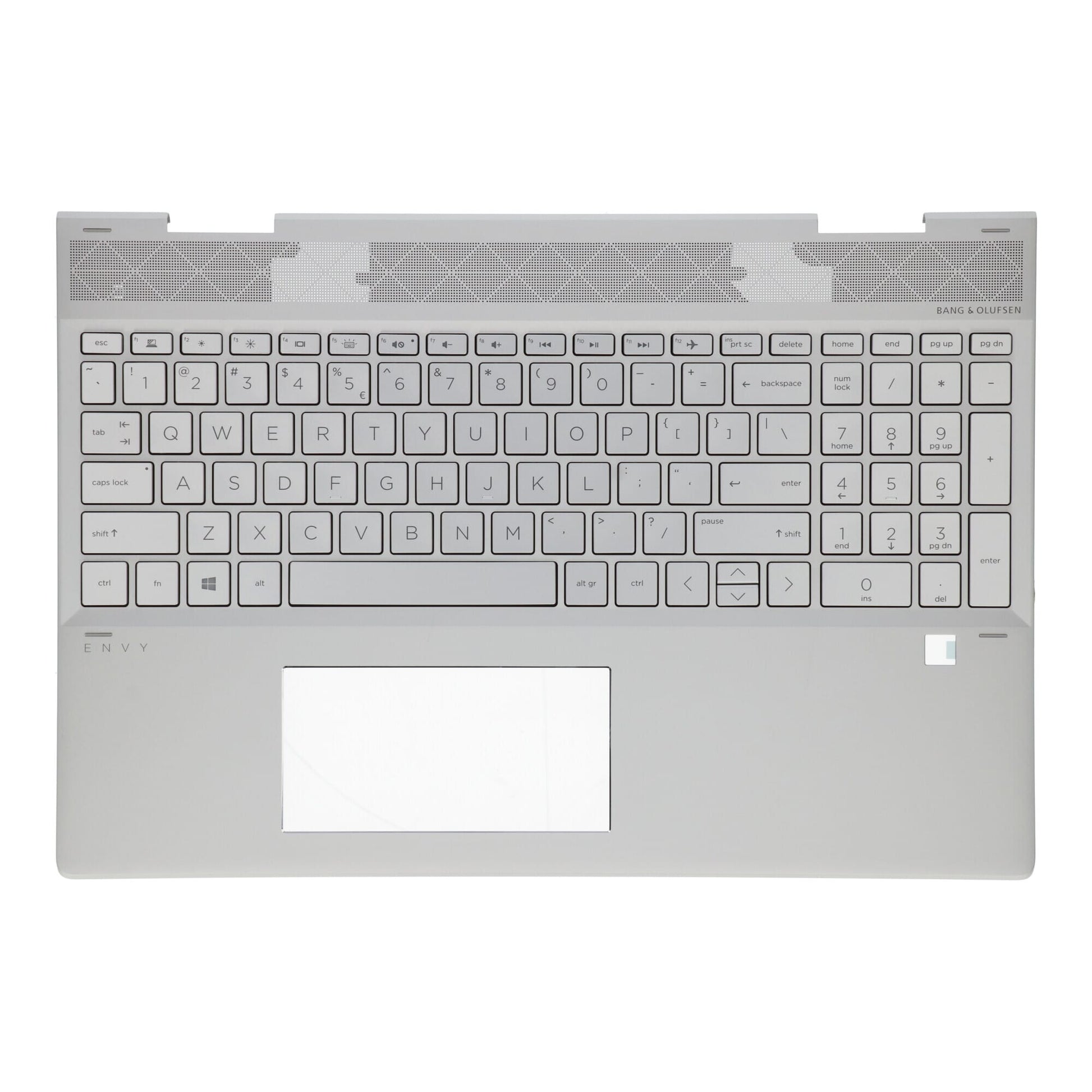 Ty hp laptop toetsenbord qwer us + top cover - zilver