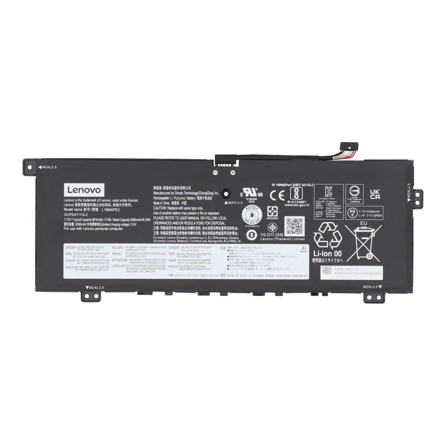 Lenovo laptop accu 6390 mah