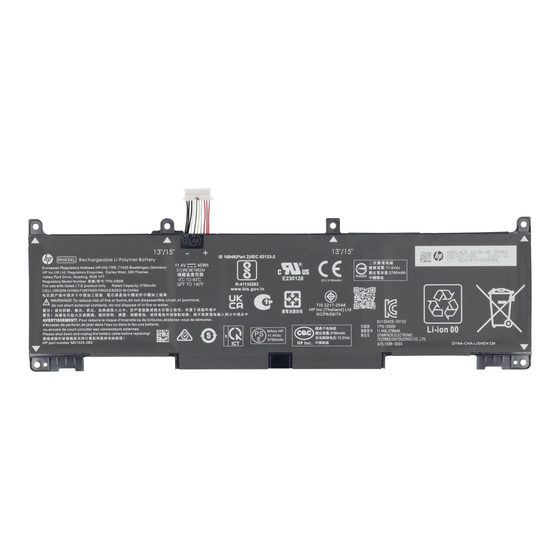 Hp laptop accu 3950 mah