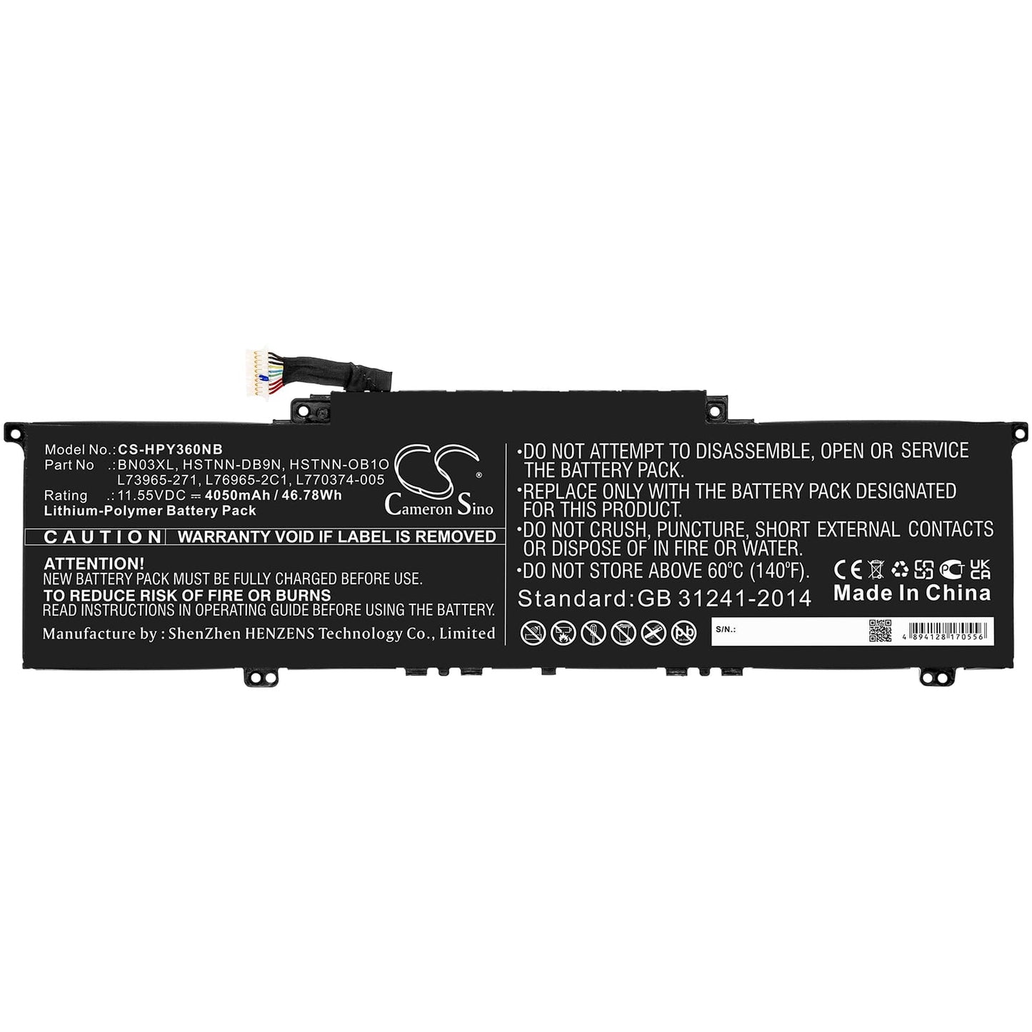 Laptop accu 4050mah