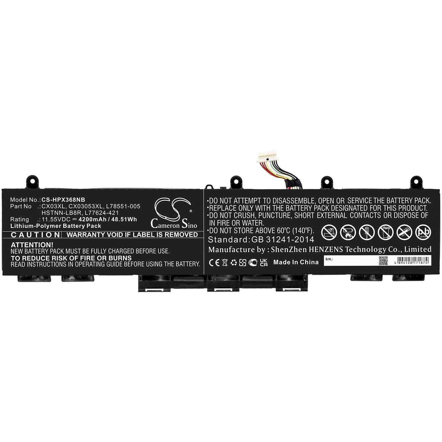 Laptop accu 4200mah