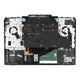 Hp laptop toetsenbord qwertz de + top cover, backlight