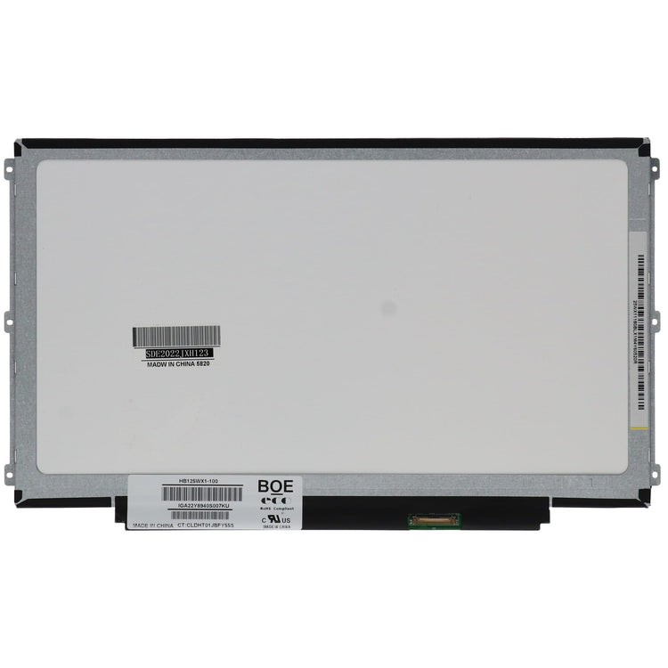 12.5 inch lcd scherm 1366x768 mat 30pin edp