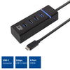ACT Connectivity USB-C Hub 3.2 met 4 USB-A poorten
