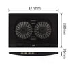 Act connectivity laptopstandaard, met ventilator, hoogte verstelbaar in 2 standen (zwart, 4-poorts usb 2.0 hub)