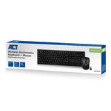 Act draadloos toetsenbord en muis usb nano ontvanger qwerty - afbeelding 8