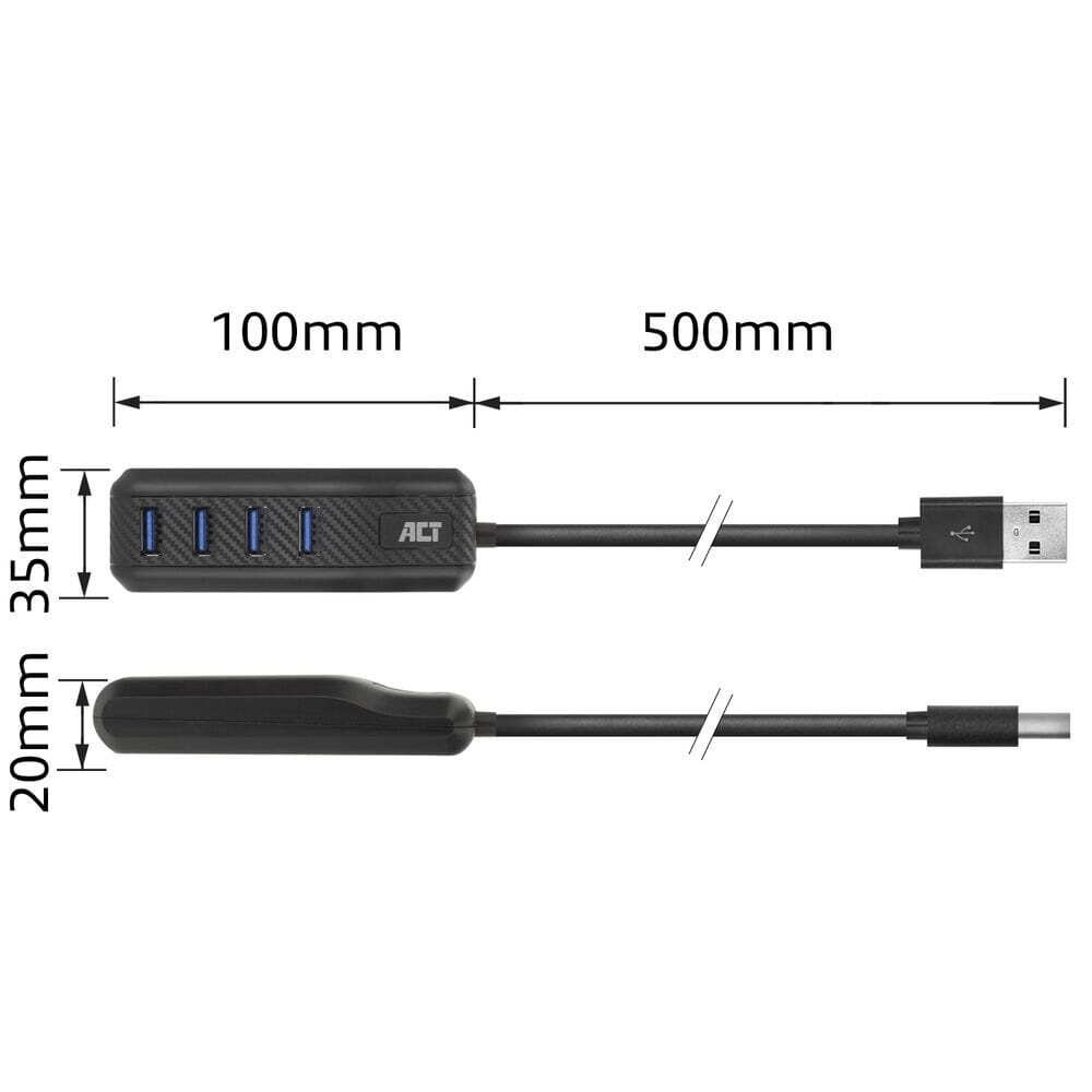Act usb-a hub 3.0, 4 port usb-a