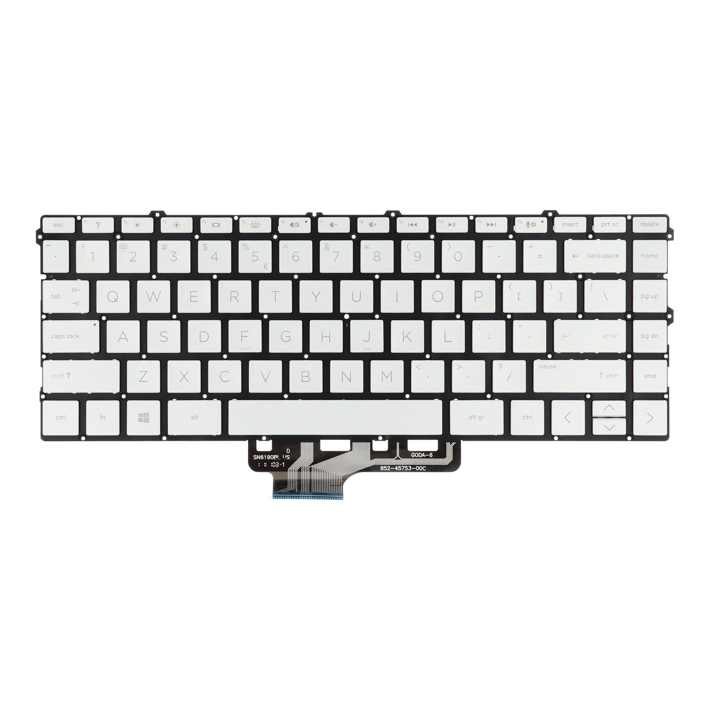 Ty hp laptop toetsenbord qwer us, backlit