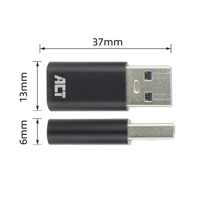 Act usb-a male to usb-c female adapter