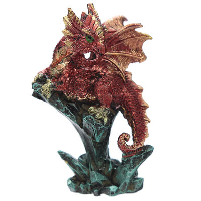 Enchanted nightmare draak - mini bergkristal