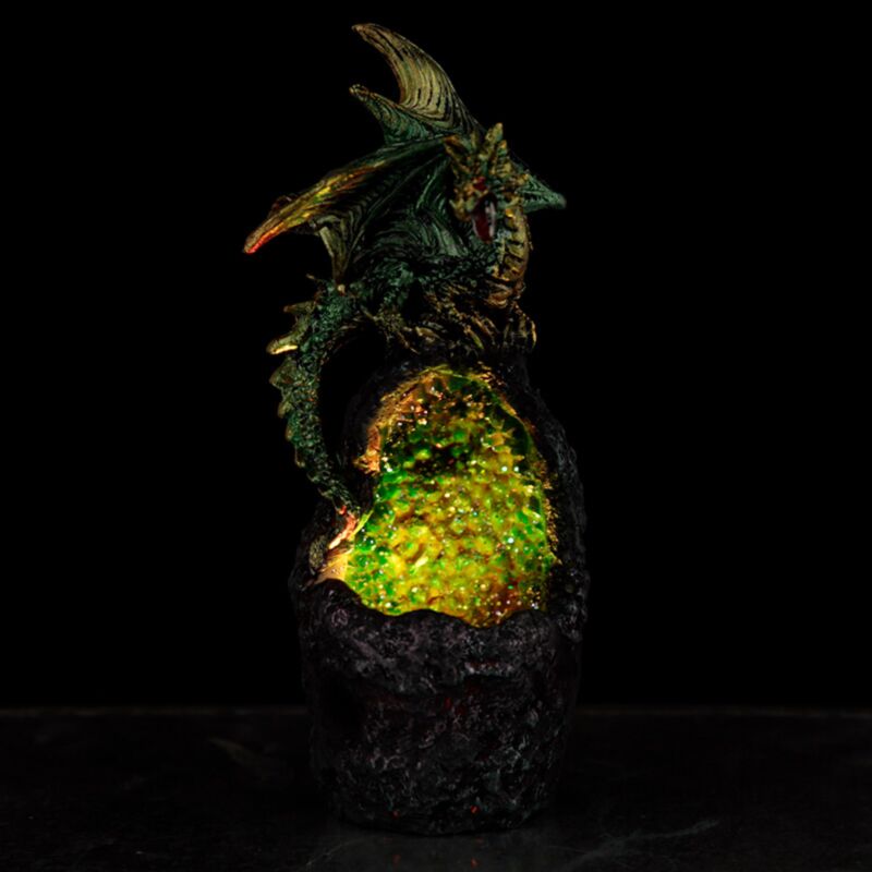 Dark legends kristalgrot led draak