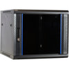 Dsi 9u wandkast met glazen deur - ds6609 server rack (zwart, 600 x 600 x 500mm)
