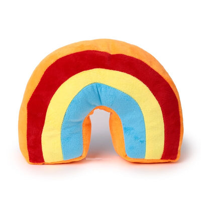 Regenboog pluche deurstopper