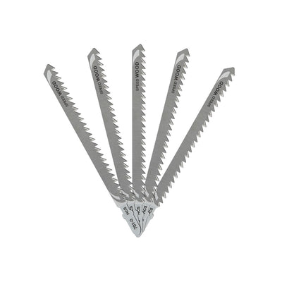 Dewalt accessoires decoupeerzaagblad hcs voor standaard zaagwerk in hout <85mm, 132x105x4mm, (t301dl) - dt2051-qz